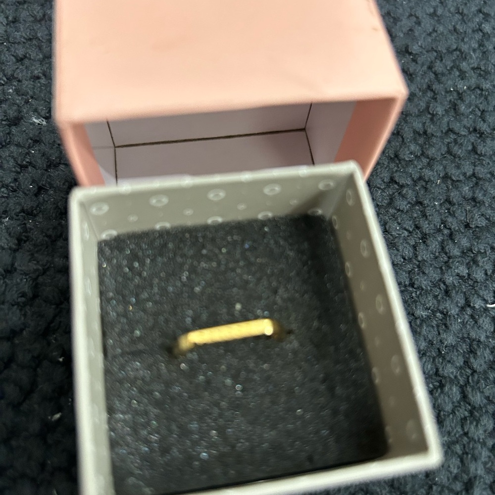 Pandora gold tone ring